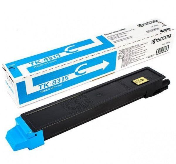 Тонер-картридж TK-8315С Kyocera TASKalfa 2550ci, 6К (о) голубой 1T02MVCNL0