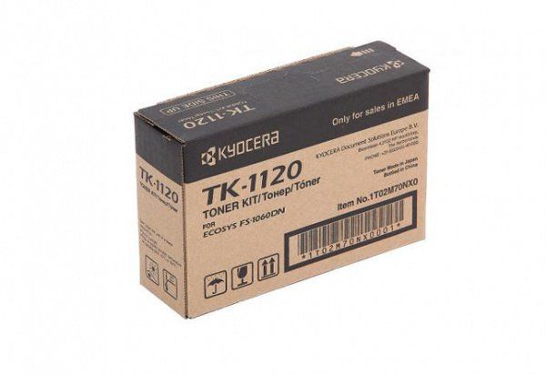 Картридж TK-1120 Kyocera FS-1060DN/1025MFP/1125MFP, 3К (O) 1T02M70NX0