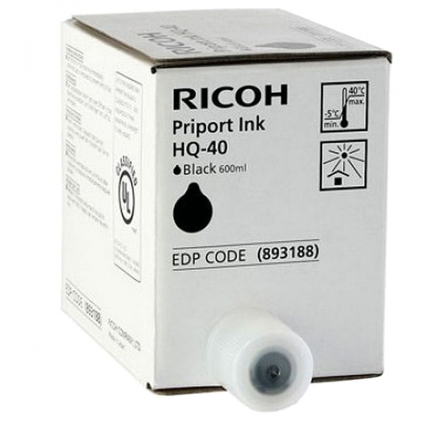 Чернила тип HQ-40 Ricoh JP4500 black (О) 5штХ600мл 817225/893188