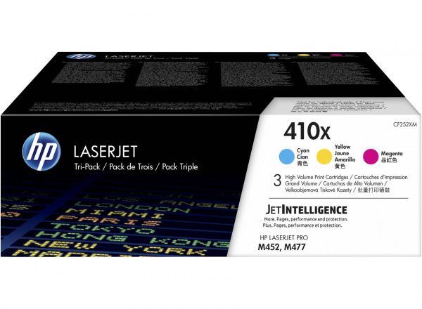Набор картриджей 410X для HP Color LaserJet Pro M377/M452/MFP M477, 5К (О) C/M/Y CF252XM