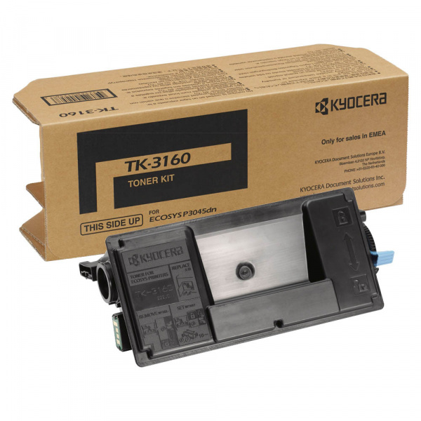 Тонер-картридж TK-3160 Kyocera P3045DN/P3050DN/P3055DN/P3060DN, 12,5К (O) 1T02T90NL1