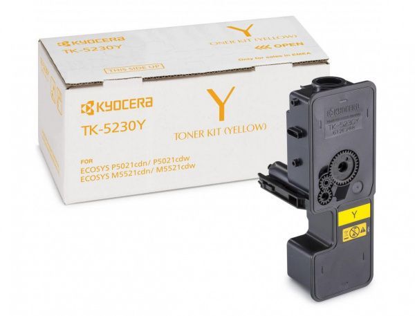 Тонер-картридж TK-5230Y Kyocera P5021/M5521 2,2К, (О), желтый