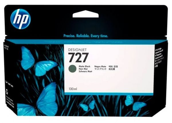 Картридж 727 для HP DJ T920/T1500 (O) B3P22A, Mattblack, 130 мл