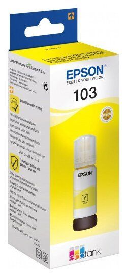 Контейнер с чернилами для Epson L3100/3101/3110/3150, желтый, (О), C13T00S44A