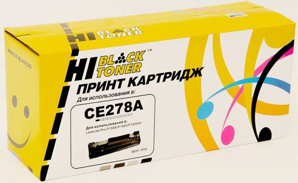 Картридж Hi-Black (HB-CE278A) для HP LJ Pro P1566/P1606dn/M1536dnf, 2,1K