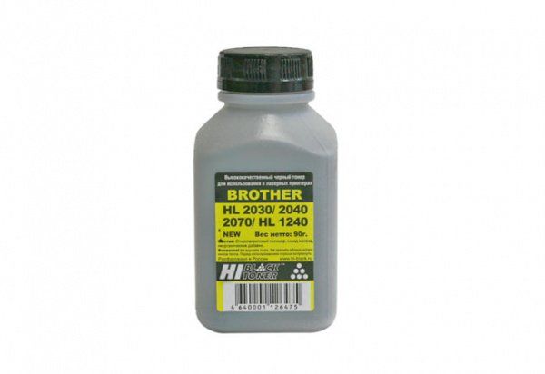 Тонер Hi-Black для Brother HL-2030/2040/2070/1240, Bk, 90 г, банка