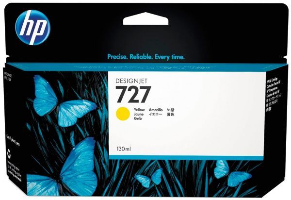 Картридж 727 для HP DJ T920/T1500 (O) B3P21A, Yellow, 130 мл