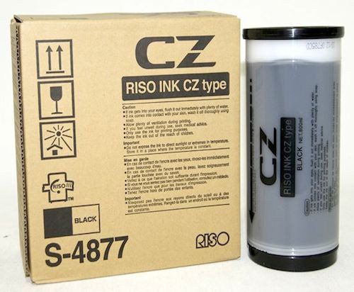 Краска RISO CZ черная (O) S-4877E отгружается только в чётном количестве