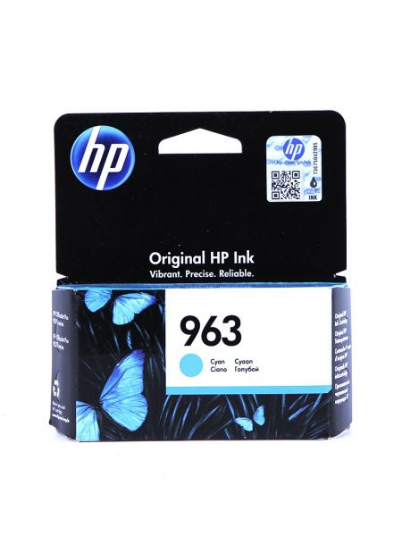 Картридж 963 для HP OfficeJet Pro 901x/902x/HP, 0,7К (О) голубой 3JA23AE