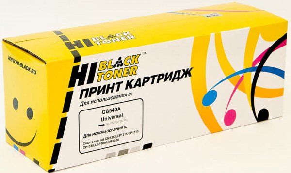 Картридж Hi-Black (HB-CB540A) для HP CLJ CM1300/CM1312/CP1210/CP1215, Bk, 2,2K