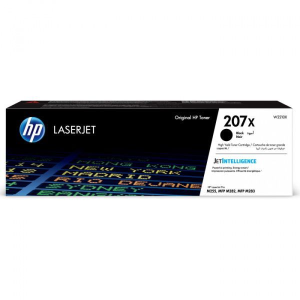 Картридж лазерный HP 207X для HP M255/MFP M282/M283 3,15К (О) черный W2210X