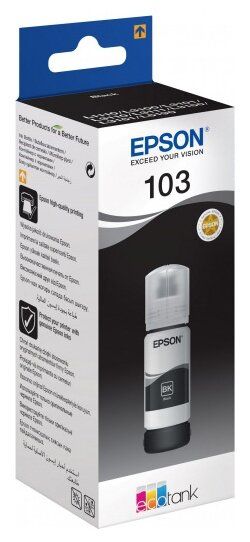 Контейнер с чернилами для Epson L3100/3101/3110/3150, черный, (О), C13T00S14A