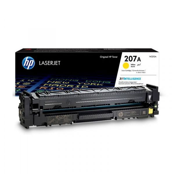Картридж лазерный HP 207A для HP M255/MFP M282/M283, 1,25К (О) жёлтый W2212A