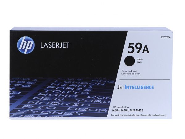 Тонер-картридж 59A для HP LJ M304/M404/MFP M428, 3К (O) чёрный CF259A