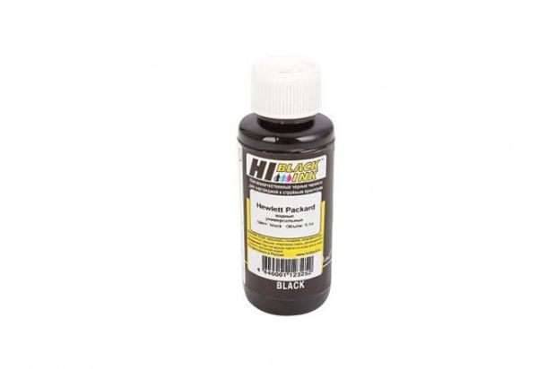 Чернила Hi-Black Универсальные для HP (Тип H), Bk, 0,1 л.