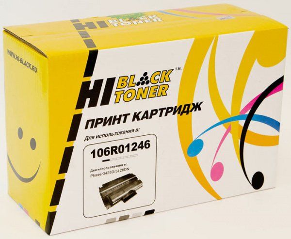 Картридж Hi-Black (HB-106R01246) для Xerox Phaser 3428D/3428DN, 8K