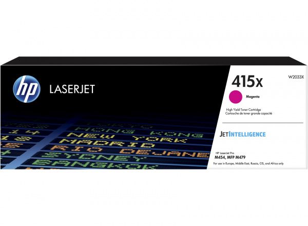 Тонер-картридж 415X для HP LJ M454/MFP M479, 6К (O) малиновый W2033X