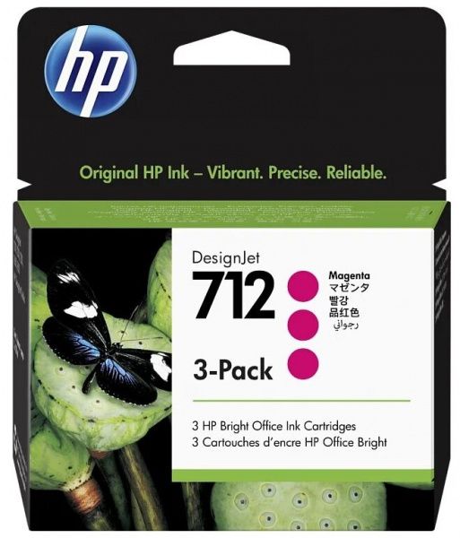 Картридж 712 для HP DJ T230/630, 29млХ3шт (О) пурпурный 3ED78A